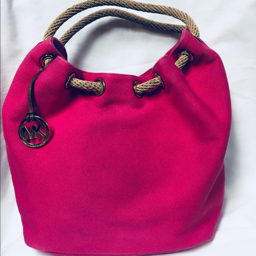 Michael Kors Canvas Handbag - Great For Beach!